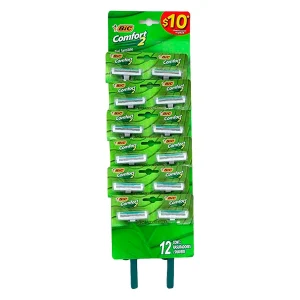 Exhibidor Rastrillo Bic Confort 2 Sensitive 12 PZS