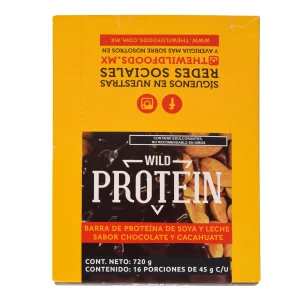 Barra Proteina Chocolate Cacahuate 45 G (Paquete 16)