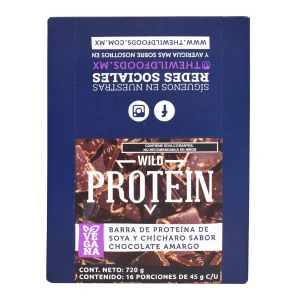 Barra De Proteina Chocolate Amargo 45 G (Paquete 16)