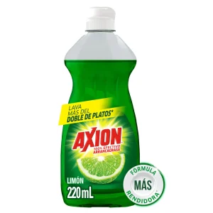 Detergente Lavatrastes Líquido Axion Limón de 220 ml