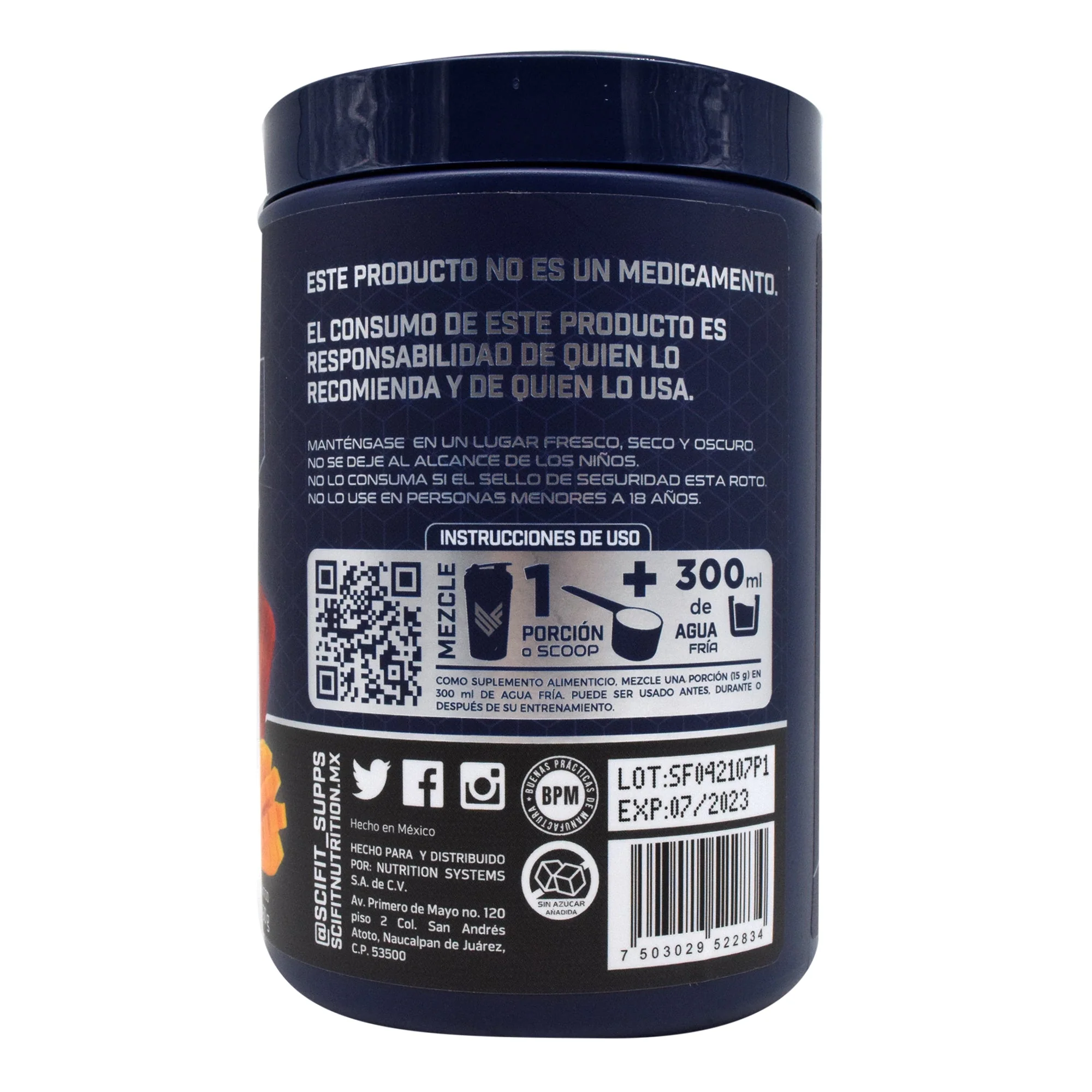 Bcaa Mango Con Chile 450 G - Imagen 3