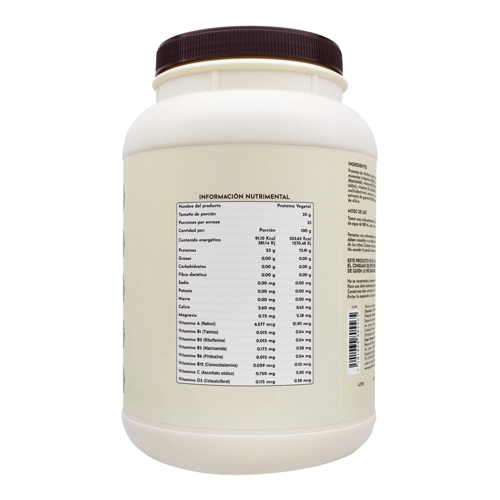 Proteina Vegetal Chocolate 1 Kg - Imagen 2