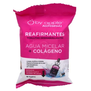 Toallita Desmaquillante Con Agua Micelar Y Colageno 30 Pzas