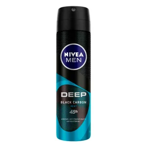 DESODORANTE NIVEA MEN DEEP BLACK CARBON BEAT AER 150 MLL