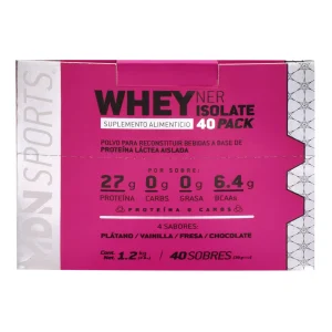 Whey Ner Isolate Varios Sabores 30 G (Paquete 40)