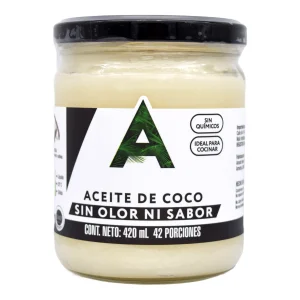 Aceite De Coco Sin Olor Y Sin Sabor 420 Ml