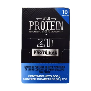 Barra Proteina De Soya Y Leche Galletas Con Crema 60 G (PAQUETE 10)