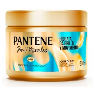 Tratamiento Pantene Hidratacion, Brillo y Movimiento 300 MLL