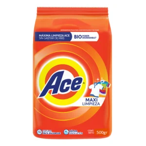Detergente En Polvo Ace Regular 500 GRS
