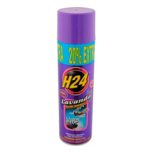 Insecticida H-24 Lavanda Aerosol +20% 383 MLL