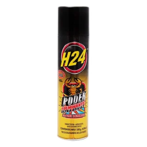 Insecticida H-24 Poder Fulminante Aerosol+20% 408 MLL