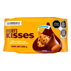Chocolate Kisses Con Leche Y Almendras 850 GRS