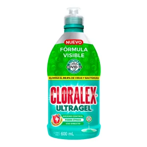 Blanqueador Ultragel Cloralex Poder Desmanchador Formula Visible 600 MLL