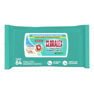 Toallas Húmedas Desinfectantes Cloralex 14X18 84 PZS