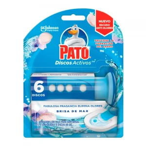 Limpiador De Baños En Gel Pato Discos Activos Brisa De Mar 36 GRS