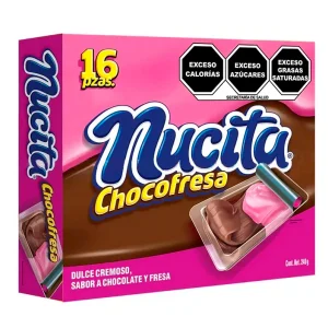 Chocolate Nucita Cholate Fresa 16 PZS