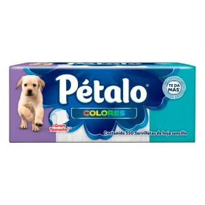 Servilleta Petalo Colores 350 PZS