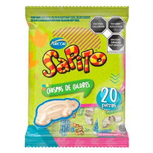 Dulce Arcor Chocolate Sapito Chispas Colores 10 GRS