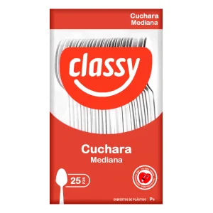 Cuchara Desechable Classy Mediana 25 PZS