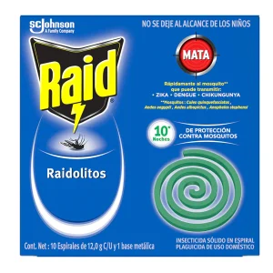 Insecticida Johnson Raidolitos Verdes 10 PZS