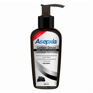 Jabon Liquido Asepxia Carbon Activado 200 MLL