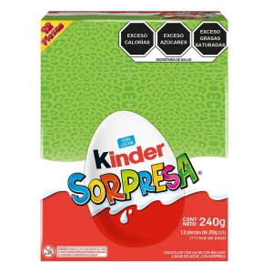 Chocolate Kinder Sorpresa Animales 12 PZS