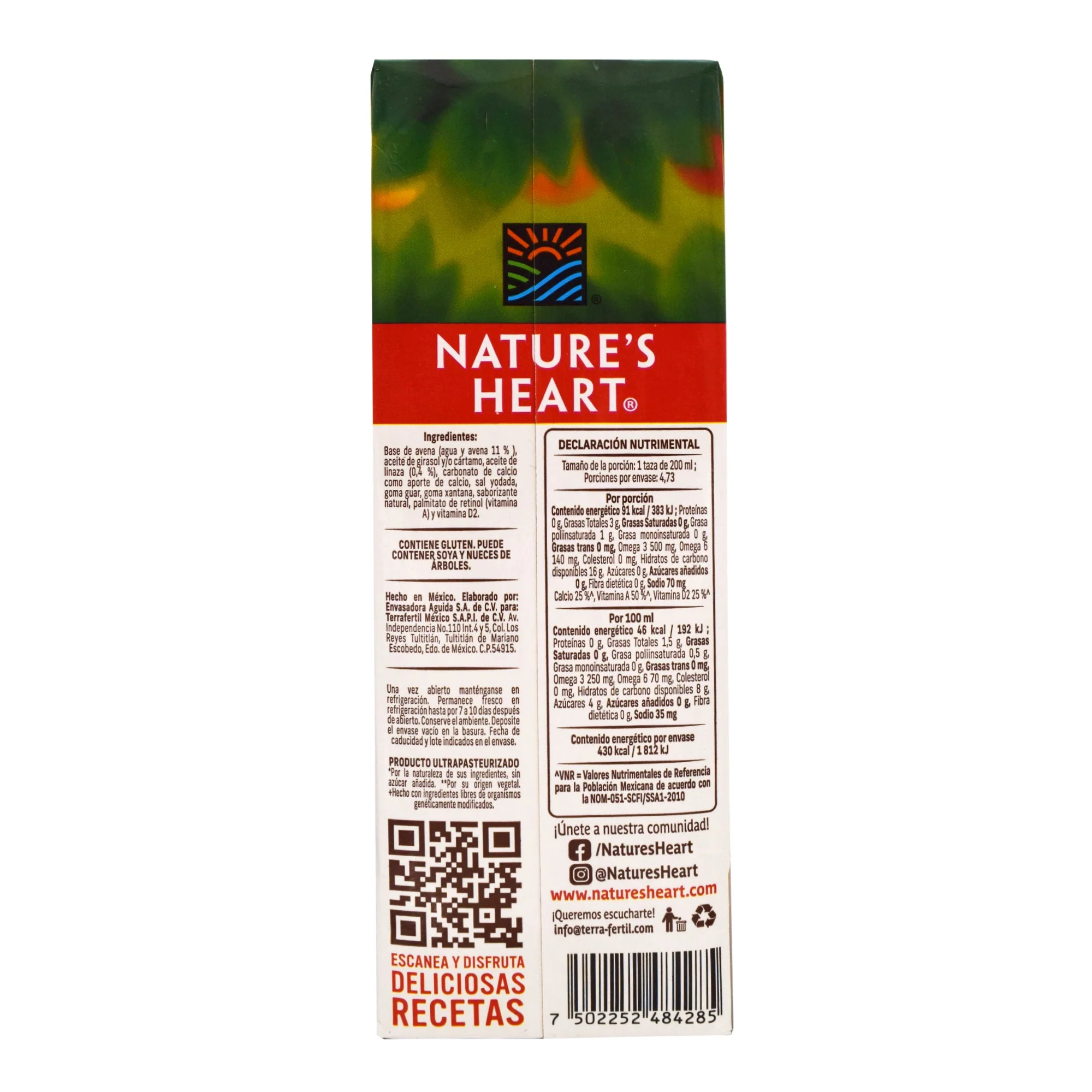 Leche De Avena Y Linaza 946 Ml - Imagen 2