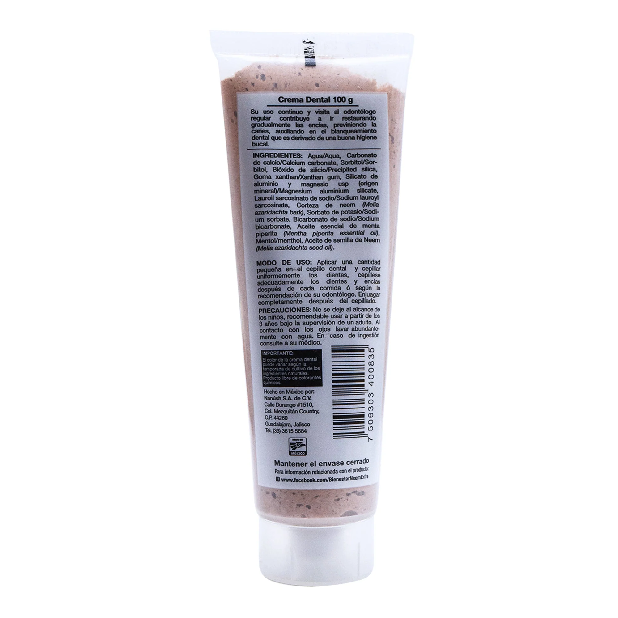 Pasta Dental De Neem 100 G - Imagen 2