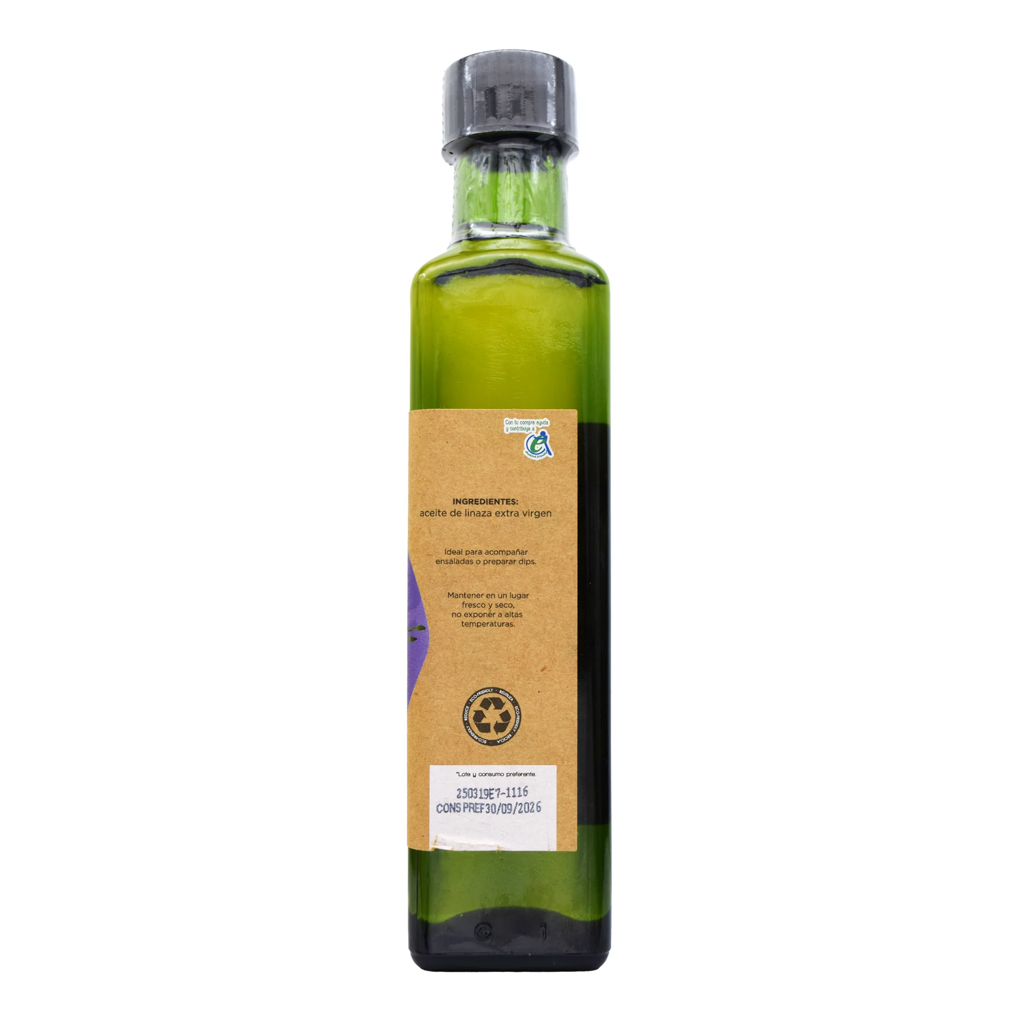 Aceite De Linaza Extra Virgen 260 Ml - Imagen 3
