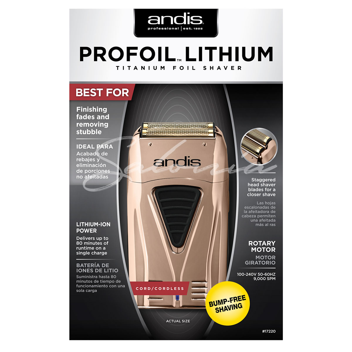 Afeitadora profesional Andis S.P Cooper Limit - Imagen 2