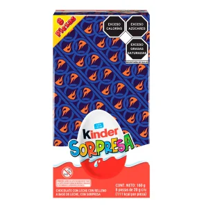 Chocolate Huevitos Kinder Sorpresa Hotwheels 8Pzas 8 PZS