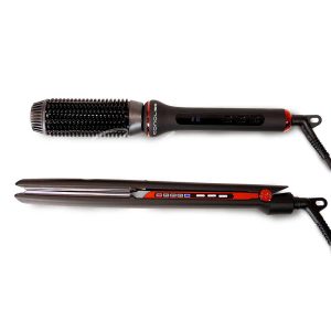 Kit Plancha C3 + Cepillo Eléctrico Corioliss