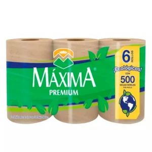 Papel Higíenico Máxima Premium Eco 500 Hd 6 PZS