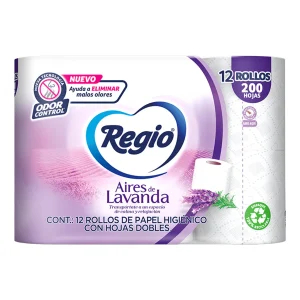 Regio Papel Higiénico Aires de Lavanda 12 rollos